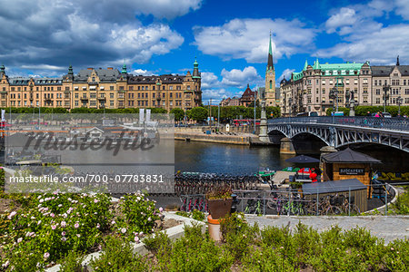 Harbour and waterfront, Ostermalm, Stockholm, Sweden