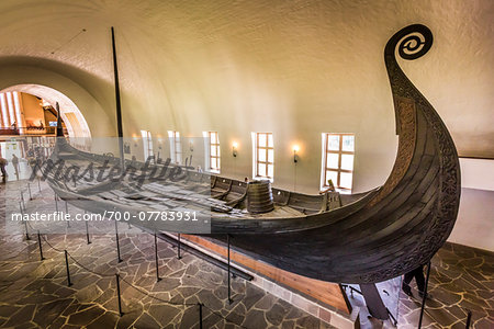 Oseberg Ship at Viking Ship Museum, Bygdoy, Oslo, Norway