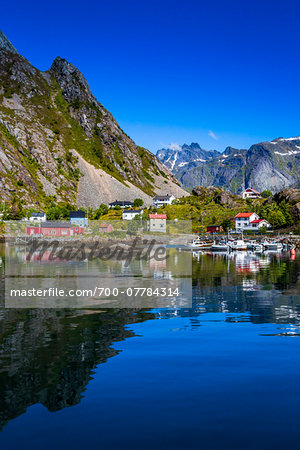 Sund, Flakstad, Flakstadoya, Lofoten Archipelago, Norway