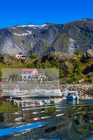 Sund, Flakstad, Flakstadoya, Lofoten Archipelago, Norway