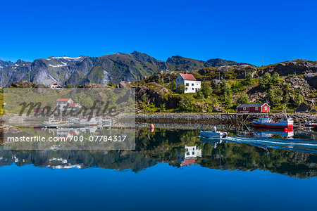 Sund, Flakstad, Flakstadoya, Lofoten Archipelago, Norway