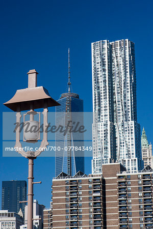 8 Spruce Street, New York by Gehry, Manhattan, New York City, New York, USA
