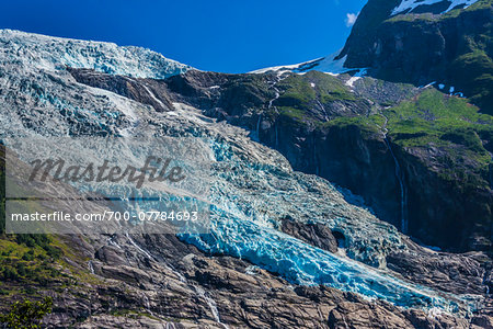 Boyabreen Glacier near Mundal in Fjaerland, Norway