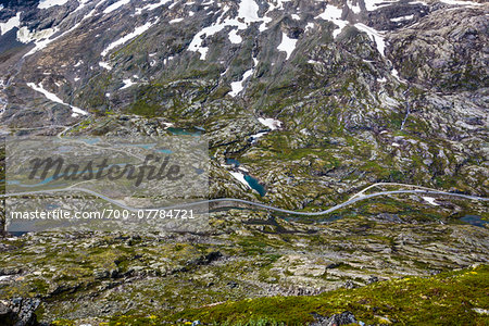 View from Dalsnibba Lookout, Geiranger, Sunnmore, More og Romsdal, Norway
