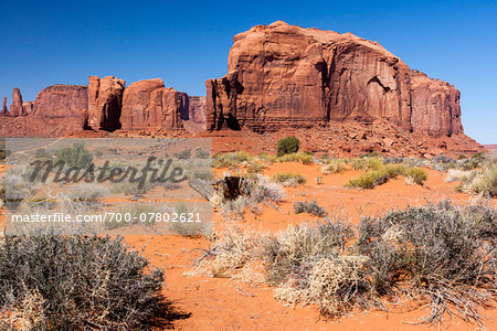 Rock foramtions and landscape, Monument Valley, Arizona, USA