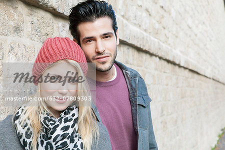 Fashionable young couple, portrait