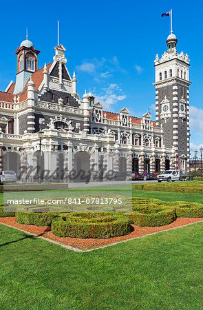 Dunedin Railway Station, Dunedin, Otago, South Island, New Zealand, Pacific