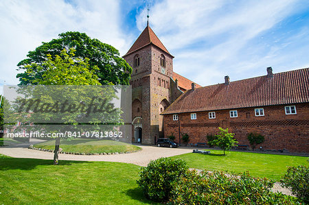 St. Catharina's Abbey in Ribe, Denmark's oldest surviving city, Jutland, Denmark, Scandinavia, Europe
