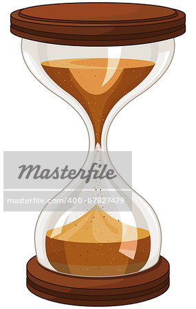 Illustration of sand clock