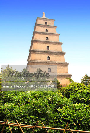 Big Wild Goose Pagoda, Xian, Shaanxi province, China