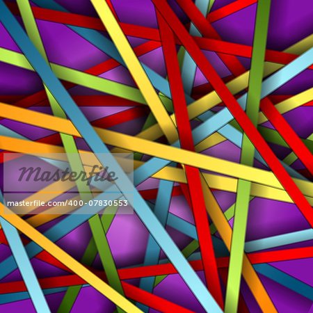 Colorful stripes abstract vector background