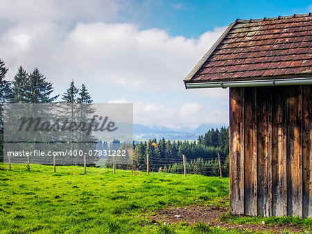 Image of a landscape in Bavaria, Allgau, Germany