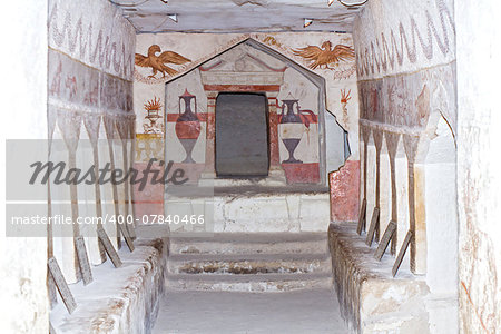 Cave ar Bet Guvrin national park. Israel.