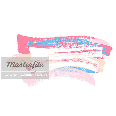 Colorful paint brush strokes background