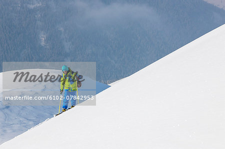 Person skiing