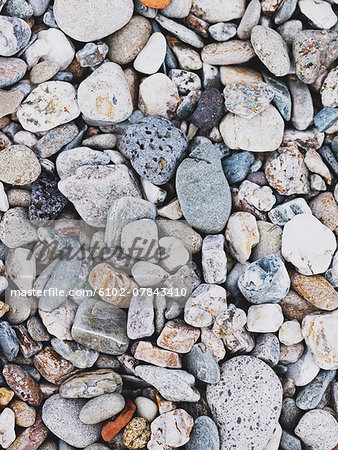 Stones on beach, close-up