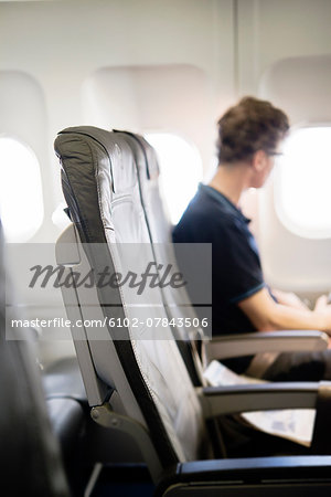 Empty seat in plane