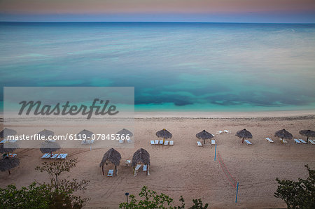 Ancon Beach at dawn, Trinidad, Sancti Spiritus Province, Cuba, West Indies, Caribbean, Central America