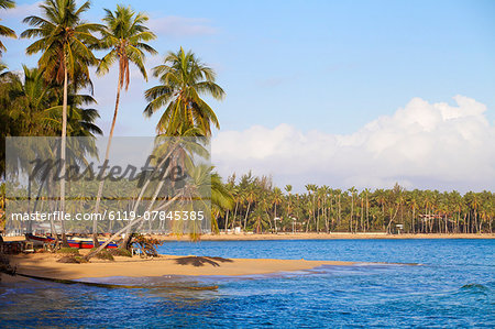 Beach at Las Terrenas, Samana Peninsula, Dominican Republic, West Indies, Caribbean, Central America