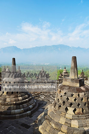 Borobodur, UNESCO World Heritage Site, Kedu Plain, Java, Indonesia, Southeast Asia, Asia