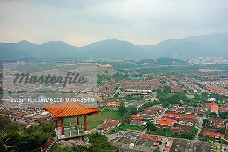View of Ipoh and Kinta Valley, Ipoh, Perak, Malaysia, Southeast Asia, Asia