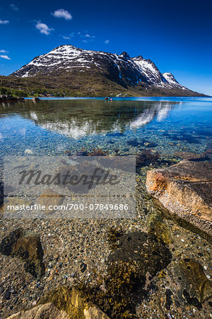 Ersfjordbotn on Kvaloya Island, near Tromsoe, Troms, Northern Norway, Norway