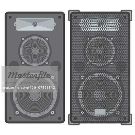 vector concert satellite speakers with protection grid