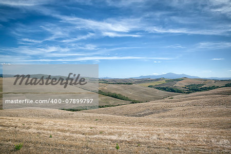 An image of a Tuscany landscape in Italy