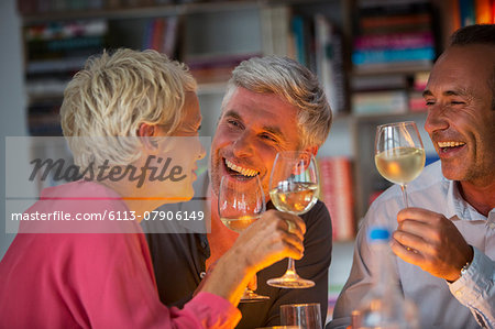 Older friends drinking wine Older friends drinking wine