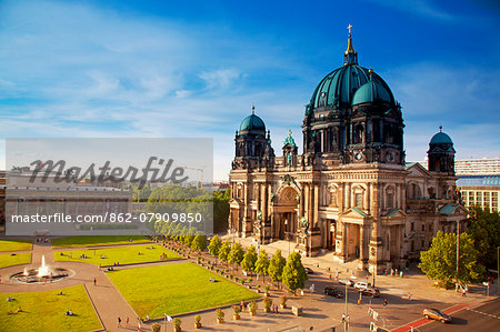 Germany, Berlin. Overview of the Cathedral.