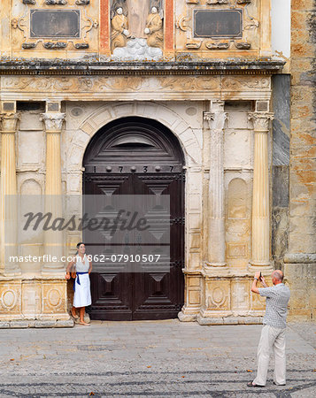 Portugal, Estramadura, Obidos, St Mary Church ( Igreja de Santa Maria)  (MR)