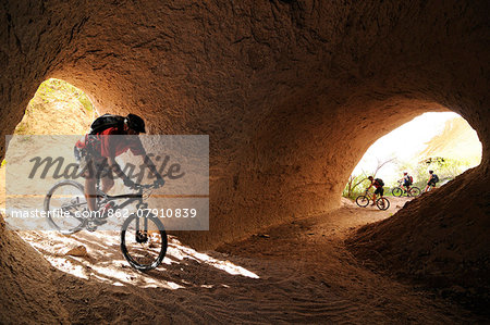 Mountain biking in Cappadocia, Turkey