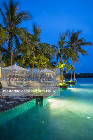 Swimming pool at Hoi An Beach Resort, Cua Dai beach, Hoi An, Quang Ham, Vietnam