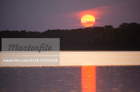 Lake sunset, Saskatchewan, Canada