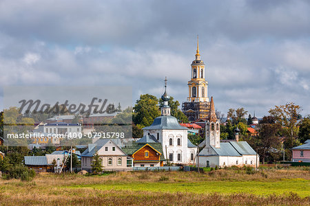 View of the church in Suzdal. "Golden Ring" of Russia