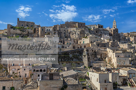 The ancient city of Matera. Basilicata, Italy
