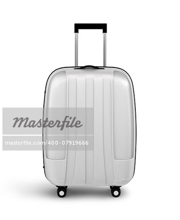 Suitcase isolated on a white background.