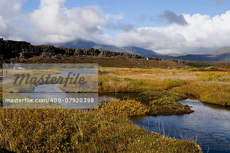View of Iceland landscape