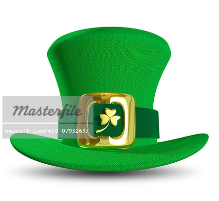 Illustration a green St. Patrick's Day hat