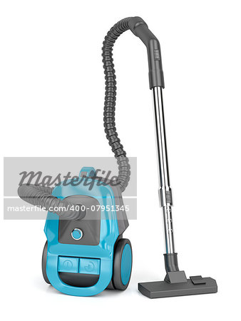 Modern vacuum cleaner on white background