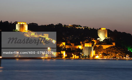 Rumelian Castle in Istanbul City, Turkey