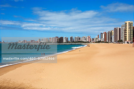 waterfront of Fortaleza in ceara state brazil