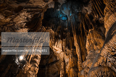 Jasovska Cave (Slovak: Jasovska jaskyna) is a stalactite cave in the Slovak Karst in Slovakia. It is located near the village of Jasov, around 25 km from Kosice.