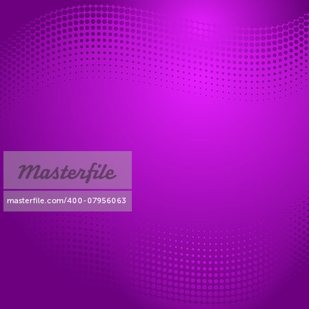 Beautiful vector violet abstract background with halftone effect