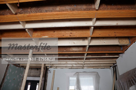 Ceiling Joists of Home Under Construction