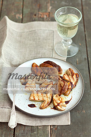 Grilled porcini mushrooms with balsamic sauce Grilled porcini mushrooms with balsamic sauce
