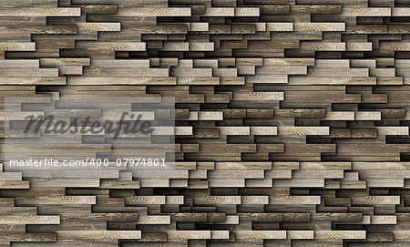 abstract floor or wall texture made from old wood planks