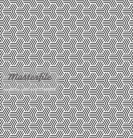 Seamless geometric op art texture. Vector art.