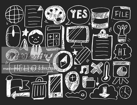 doodle web background