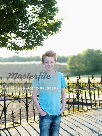 Portrait of smiling boy